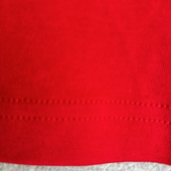 LANDS’ END Christmas Holiday Valentines Soft Snuggly Warm Cotton Mock-Neck Top - Picture 9 of 13